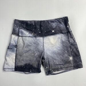 Munvot Space Galaxy Work Out Shorts XL
